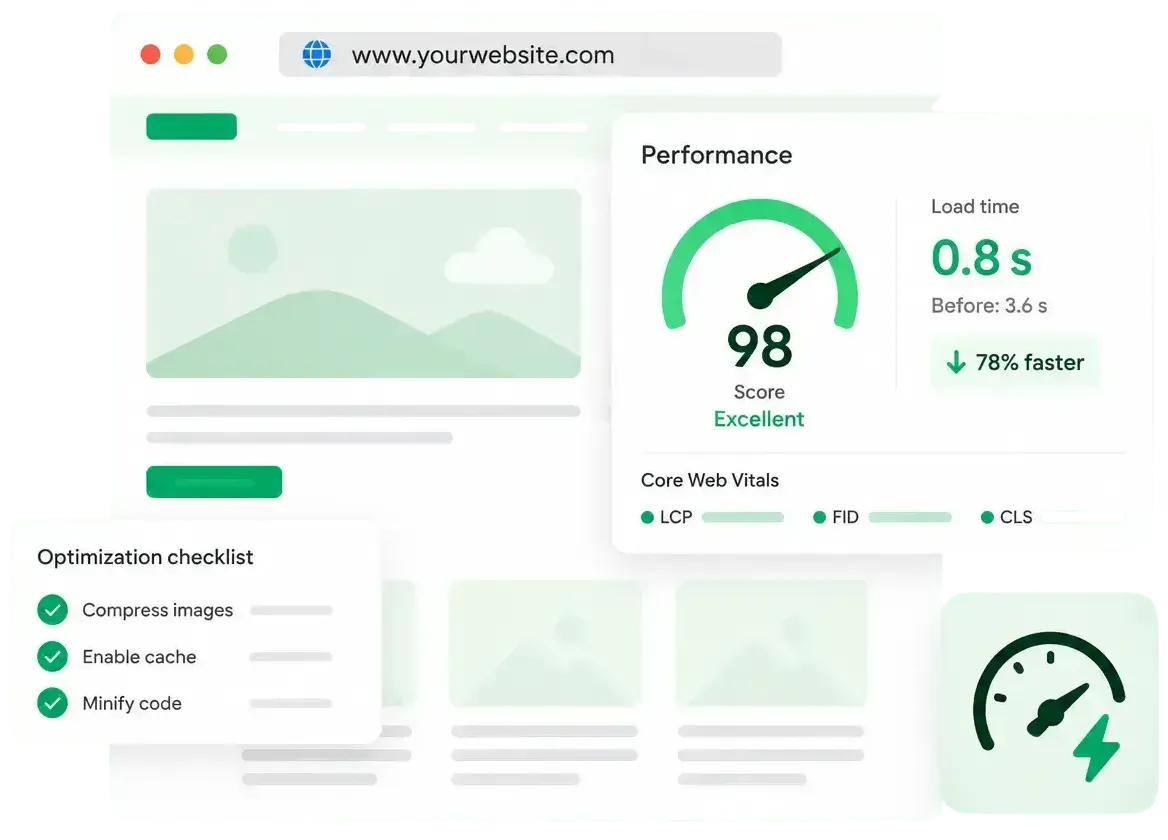 Page speed optimization